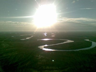 In volo sopra Burketown - le anse dell'Albert River
